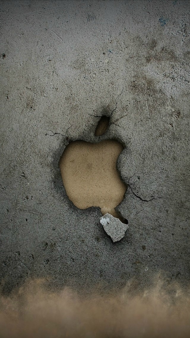 墙裂苹果标志