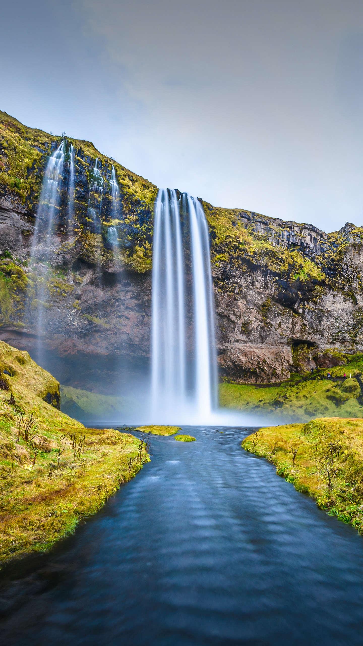 唯美冰岛塞里雅兰瀑布