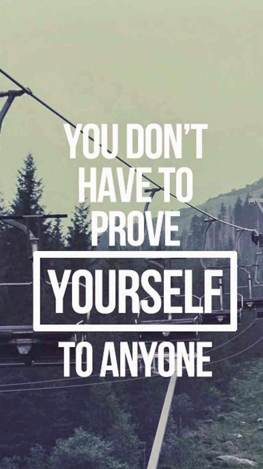 你不必向任何人证明自己