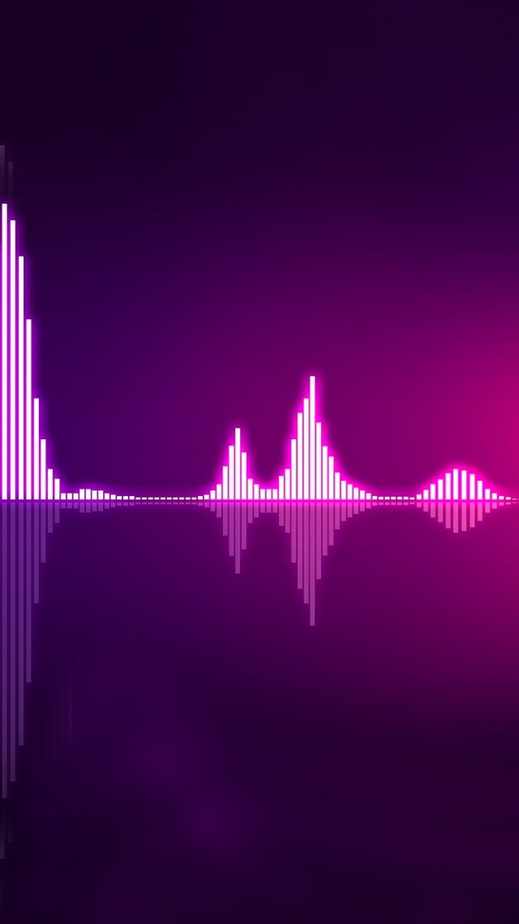 音乐均衡器紫色