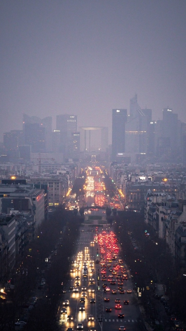 巴黎都市黄昏