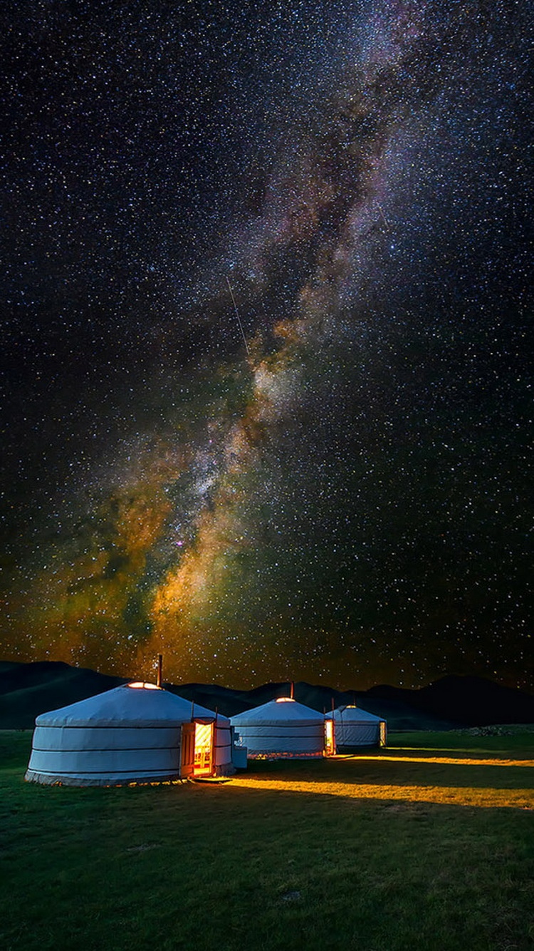 蒙古包营地银河之星
