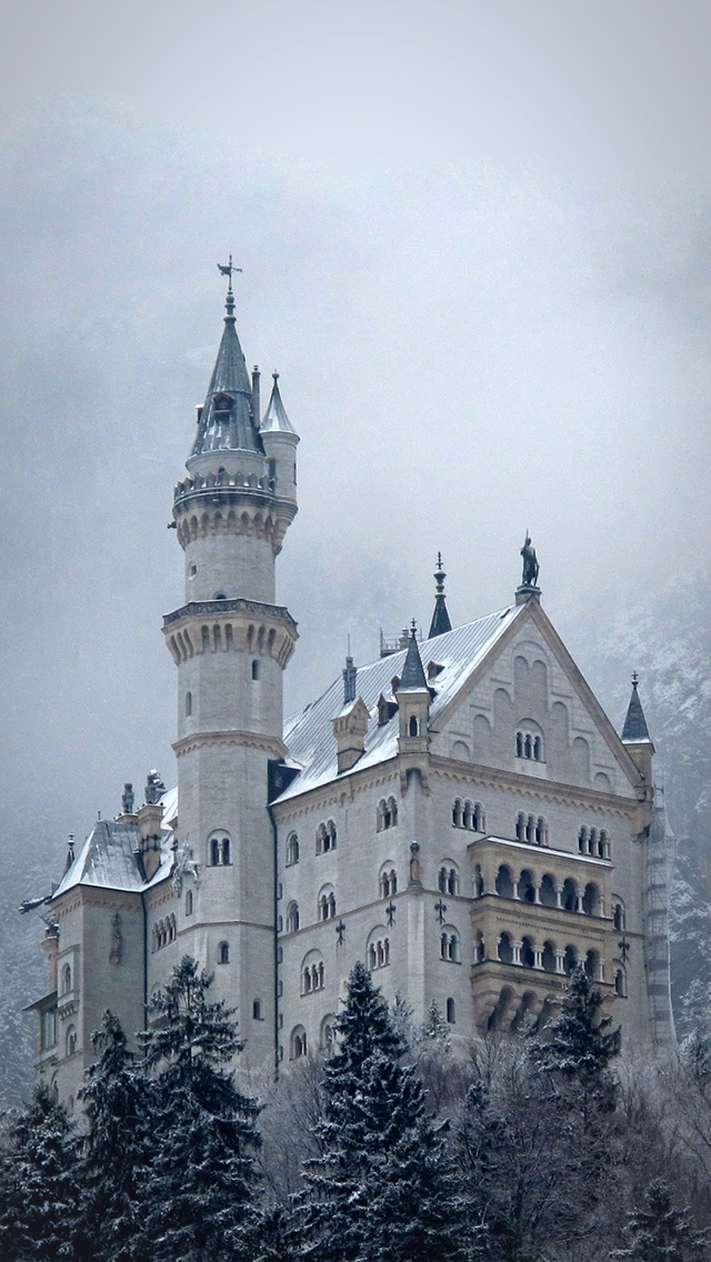 Neuschwanstein Castle Winter Bavaria Germany