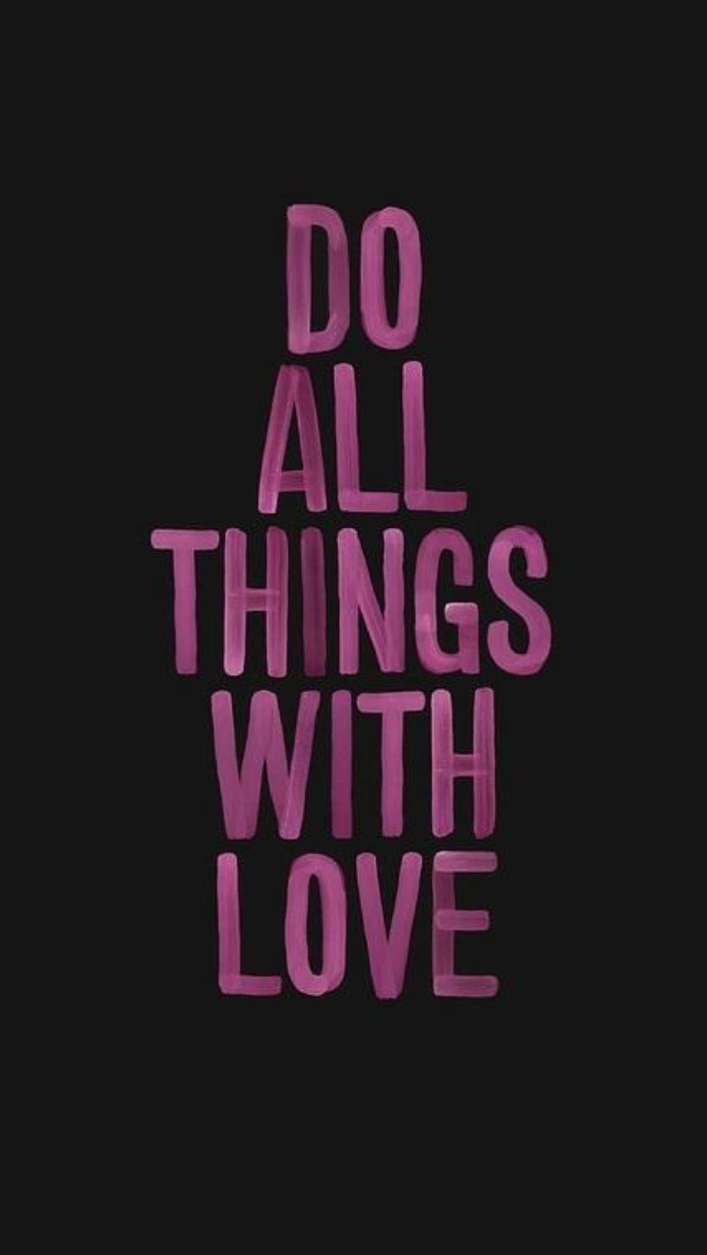 用爱做一切事情