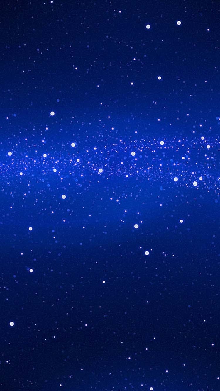 蓝色空间深场明星