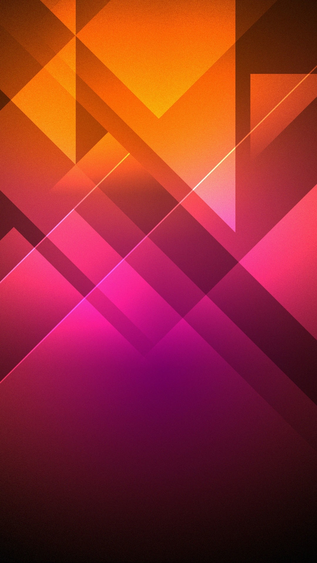 抽象粉红橙色三角