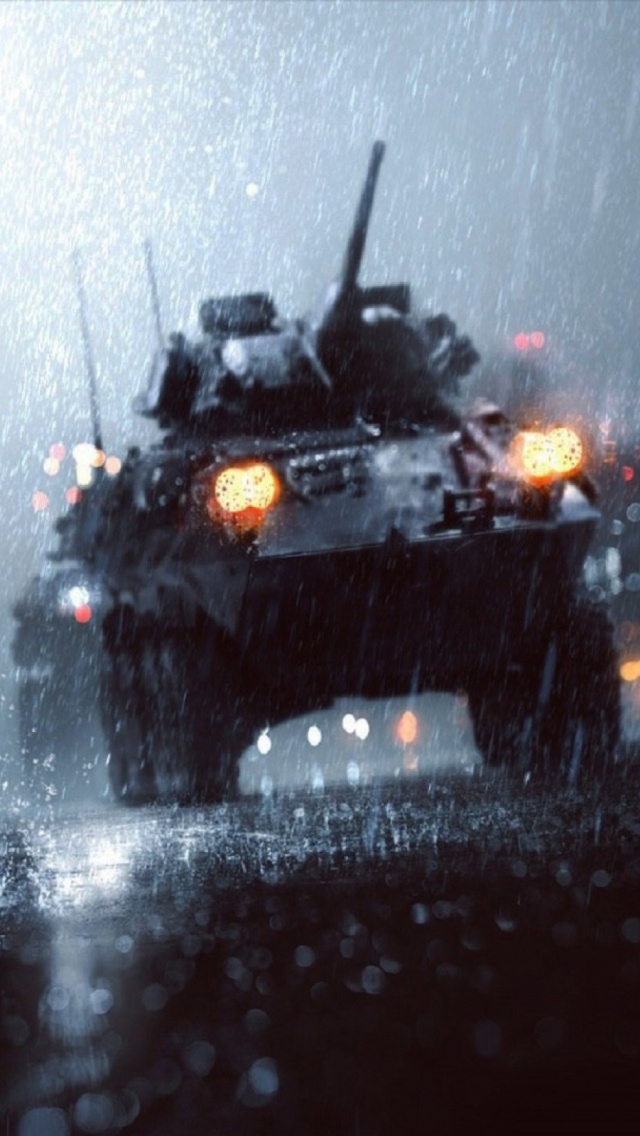 雨中的坦克