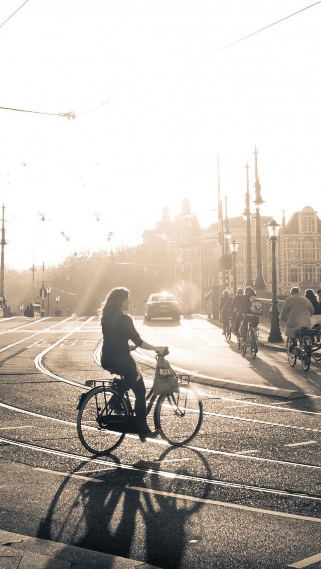 城市景观自行车