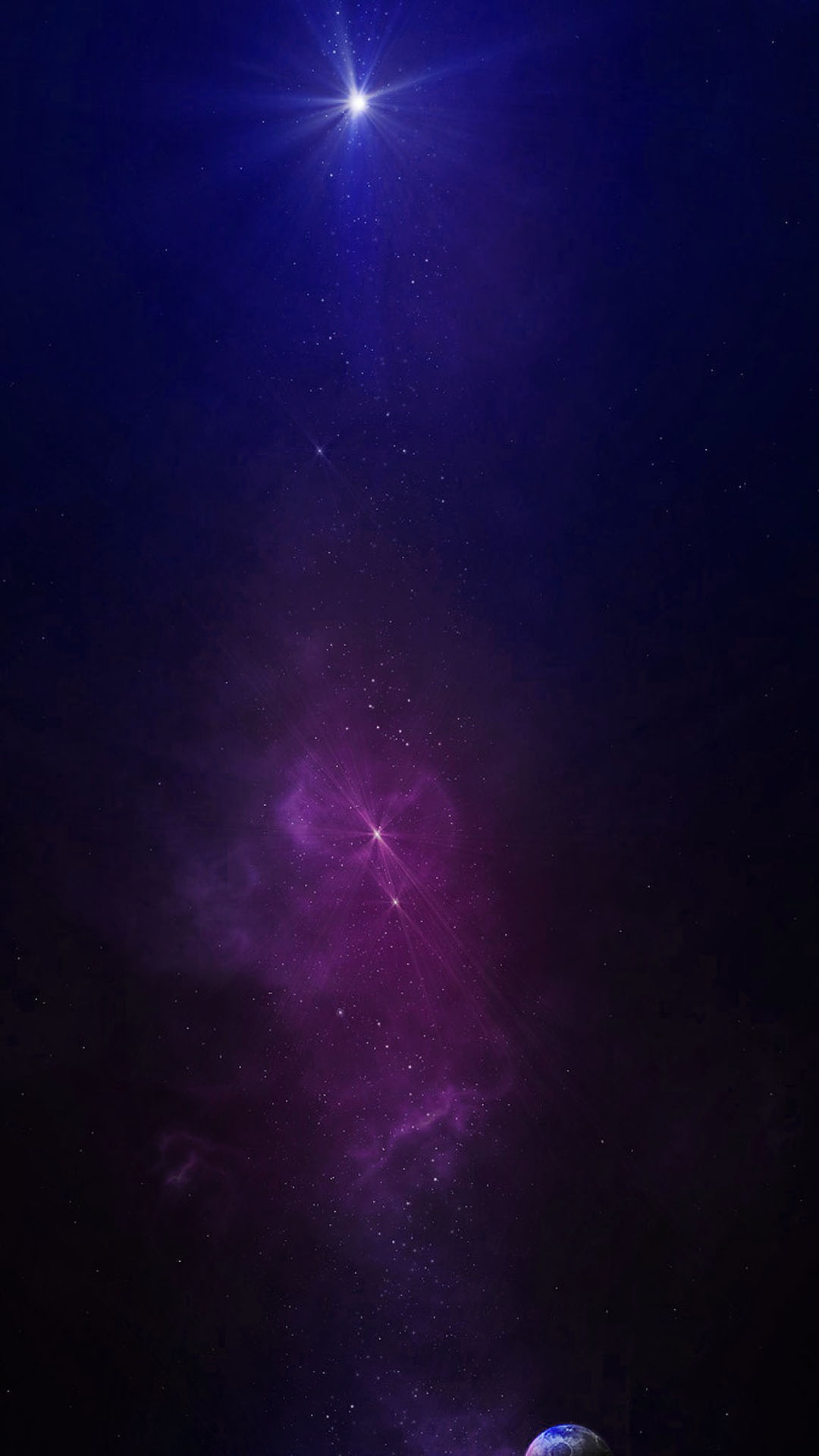 紫色星系之星