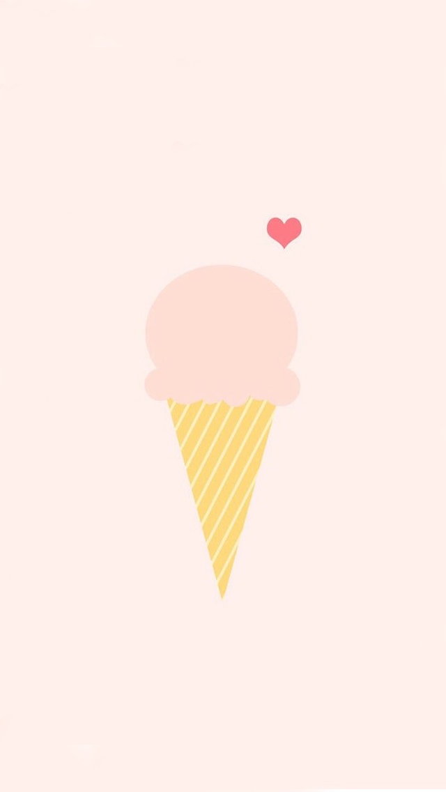 冰淇淋粉红色插图