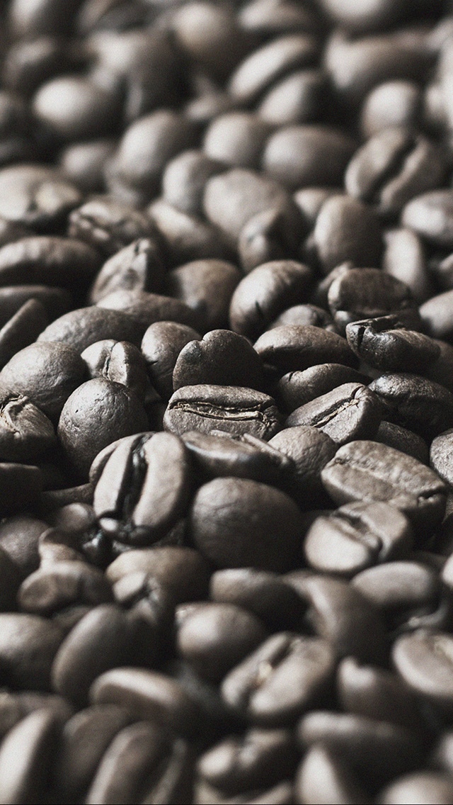 布朗咖啡豆宏观焦点