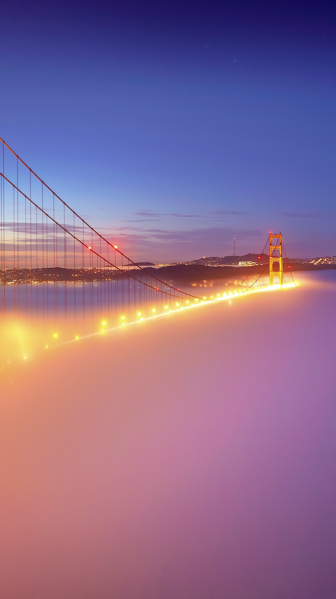 旧金山金门大桥雾