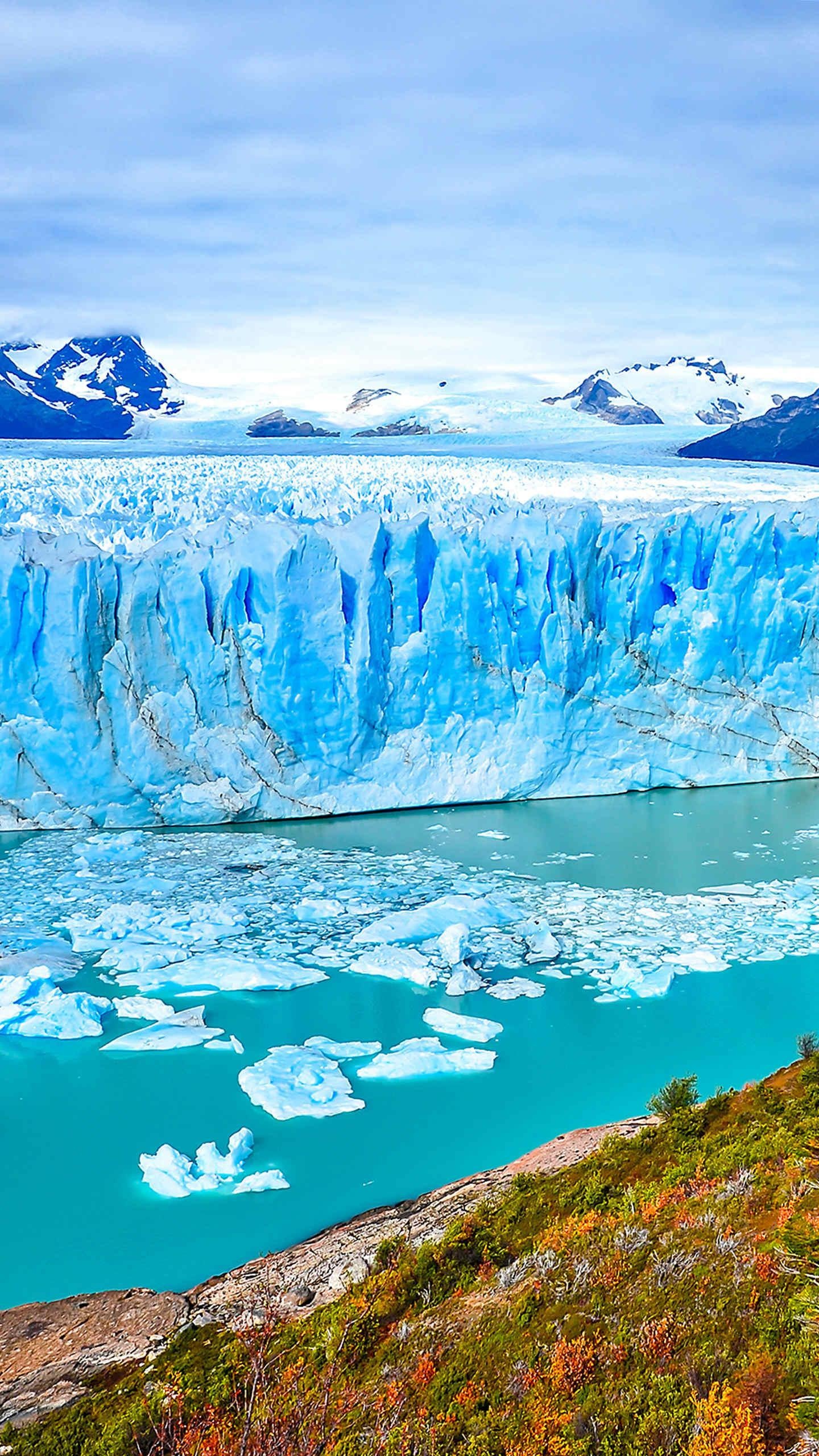 阿根廷莫雷诺冰川壮观景色