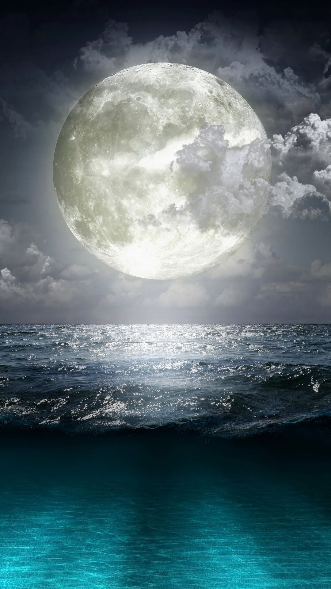 蓝海超级月亮