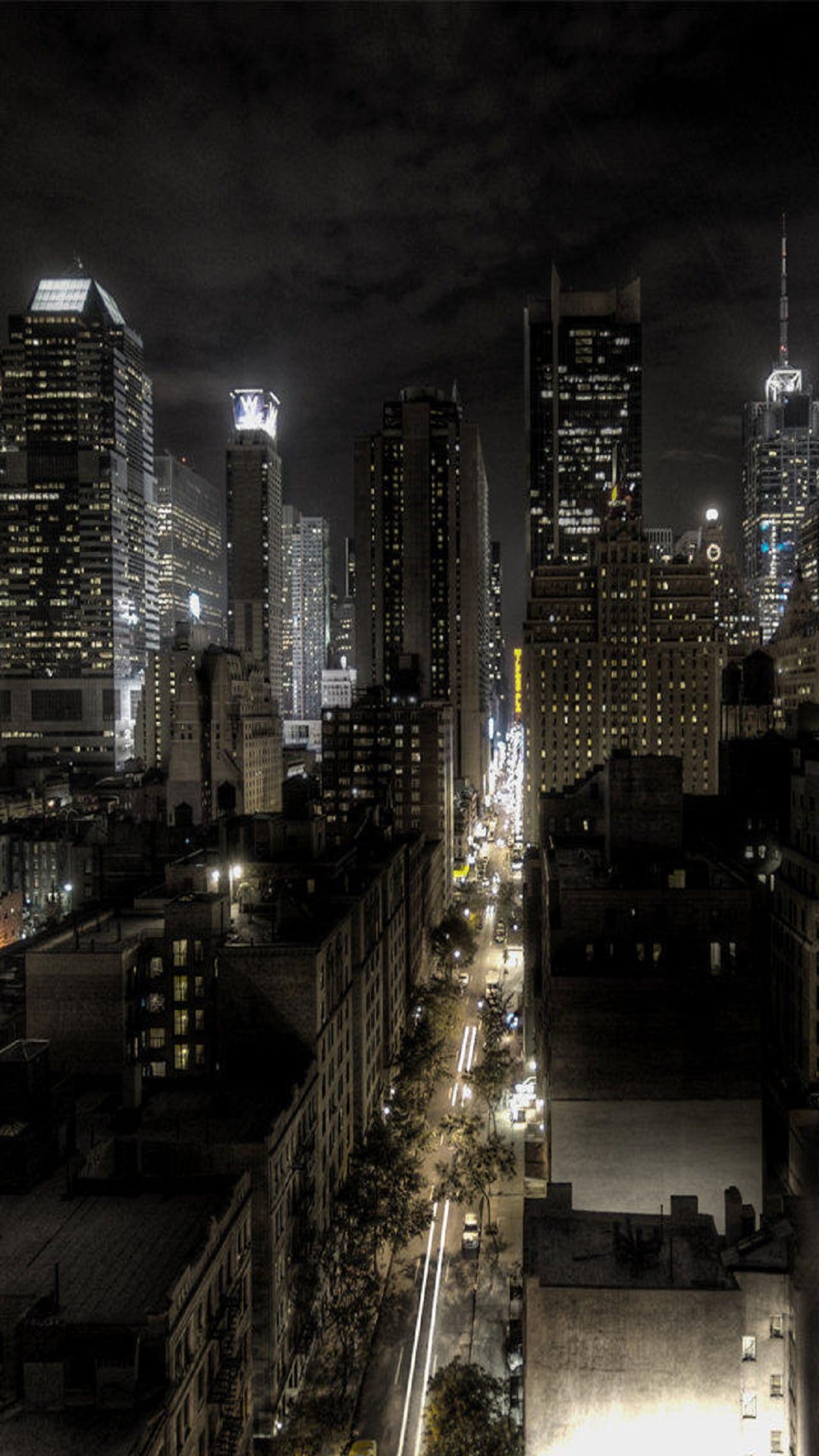 纽约夜天际线