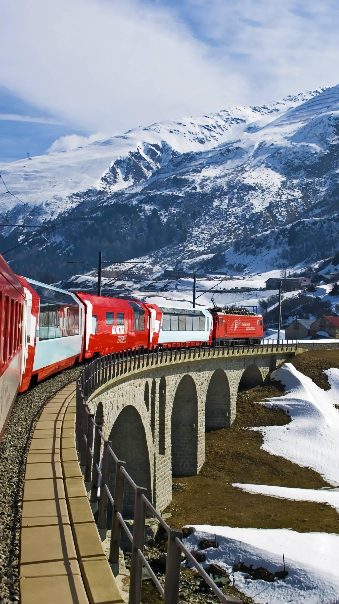 瑞士的冰河列车