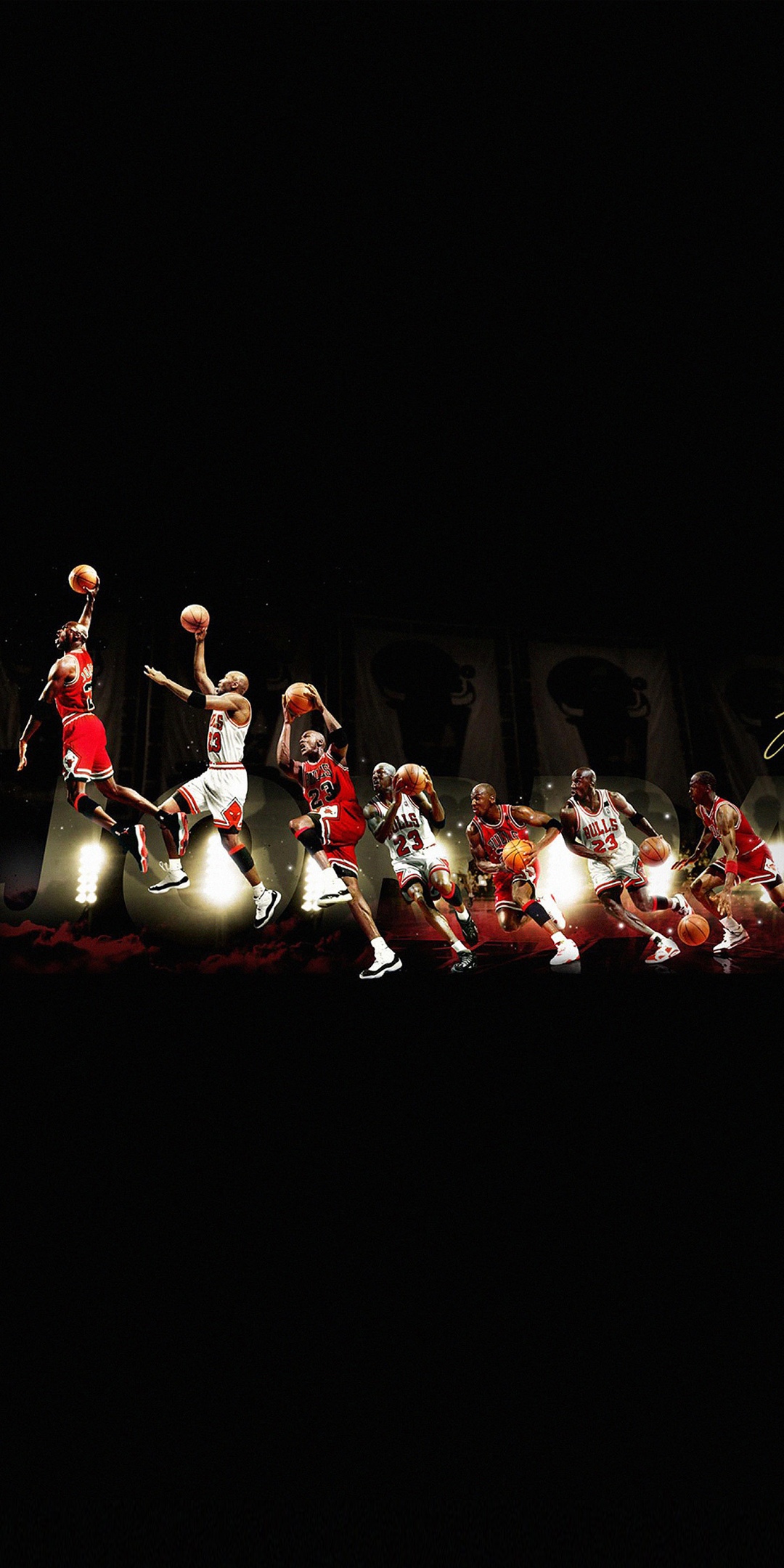 迈克尔乔丹扣篮传奇NBA体育明星动作