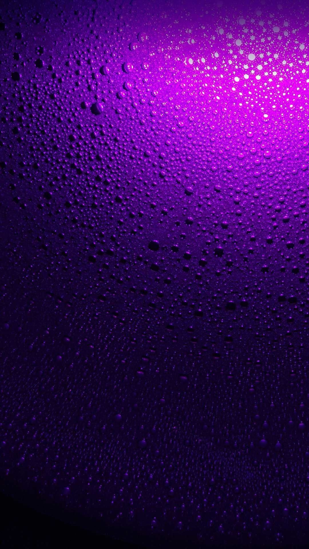 紫色雨滴