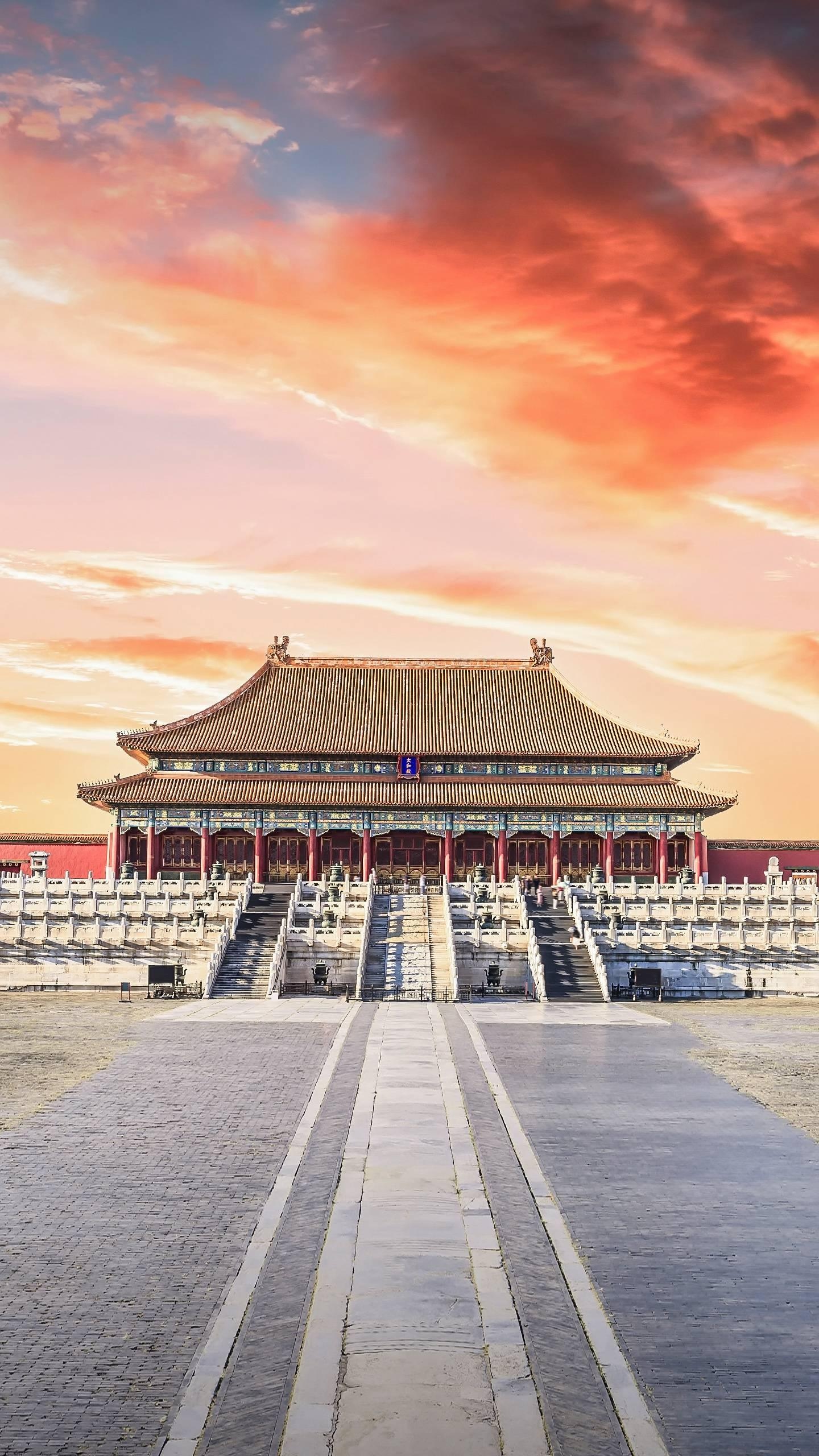 中国的北京故宫之太和殿