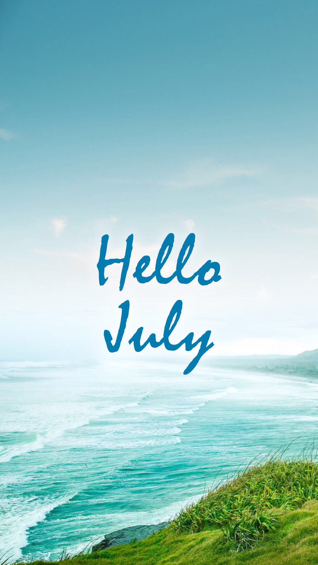 七月的大海,你好