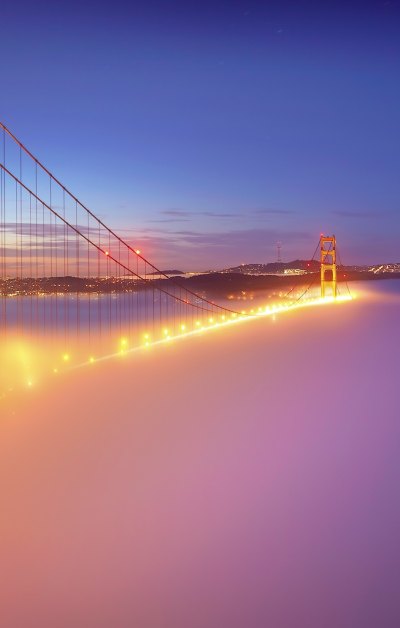 旧金山金门大桥雾灯