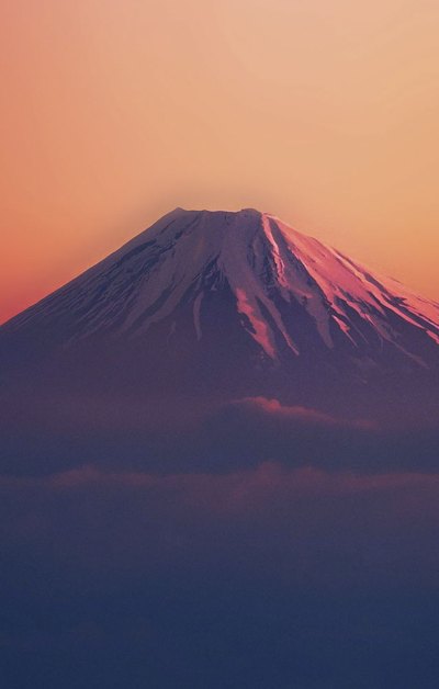 富士山的雪