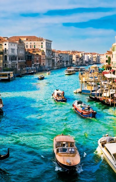美丽的威尼斯水上船