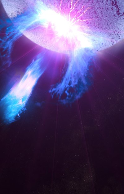 太空紫色耀斑幻想