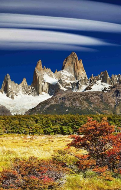 阿根廷菲茨罗伊山自然风光