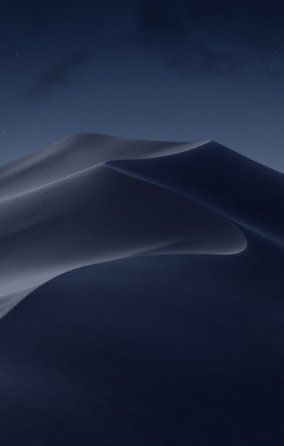 【2160x2880】苹果macOS Mojave iPad壁纸 晚上沙漠风景