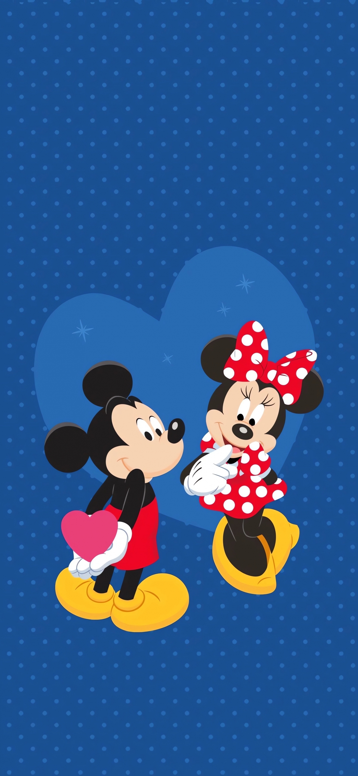迪士尼米老鼠和米妮情侣4k手机壁纸